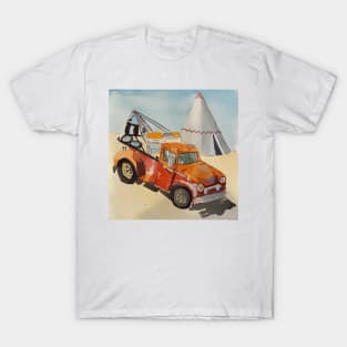 Holbrook Arizona Route 66 Tee Pee and Wrecker T-Shirt